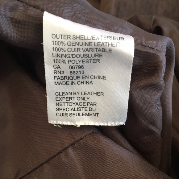 Tristan & Iseut Leather Skirt, Size 4 - Picture 5 of 5